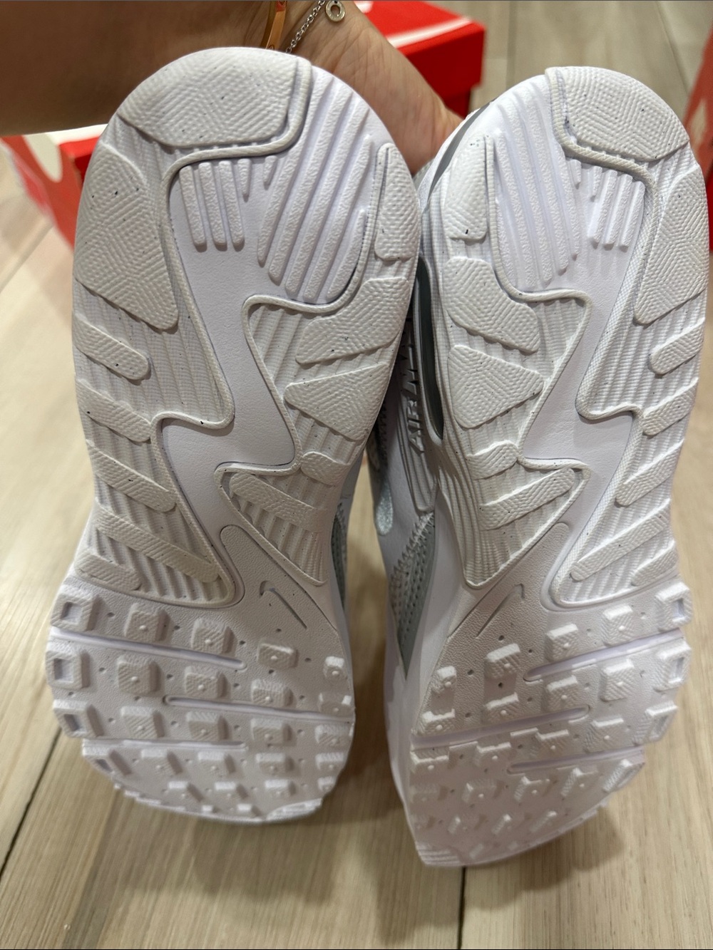 Nike White & Light Grey Air Max Sneakers - Picture 8 of 9
